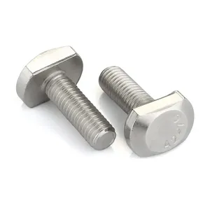 Patras M28 304 Máquina herramienta de acero inoxidable Hardware OEM Head M3 M4 T-Bolt Roscas para uso industrial 16mm 25mm Pernos Caja embalada - Product Image 3