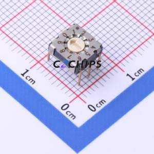 SDAR-10 Rotary Encoder Switch Through hole Component (THT) Switch 10 True Code - Product Image 1