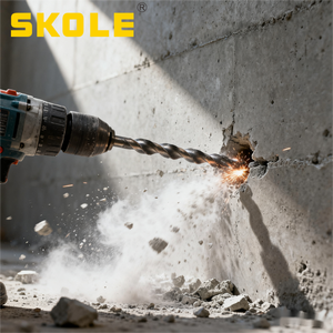 Juego de Brocas para Martillo <span class=keywords><strong>SDS</strong></span> <span class=keywords><strong>Plus</strong></span>, Acabado Pulido con Carburo, para Mampostería, Hormigón, Granito, Minería, Garantía de 3 Años - Product Image 5