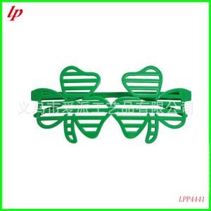 แว่นตาโคลเวอร์สีเขียว อุปกรณ์ประกอบงานปาร์ตี้วันเซนต์แพทริค LPP4575 - Product Image 5