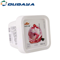 Recipiente de plástico PP iml para taza de yogur, para helado, ecológico, reciclado