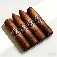 Bandeaux adhésifs personnalisés pour cigares, autocollants en feuille d'or, étiquettes gaufrées pour cigares cubains