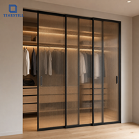Puertas Corredizas Modernas Timestill con Acabado Elegante para Cocinas Pequeñas y Uso Interior en Edificios de Oficinas, Modelo de Vidrio 6035 T5