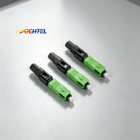 Conector de Cable de Fibra Óptica SC APC para Fácil Montaje, Conector Rápido de Fibra Óptica para Uso en Telecomunicaciones