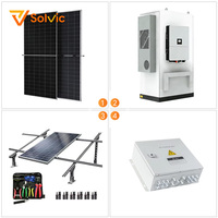 Système d'onduleur hybride lithium-ion Solvic Scalable 50-80 kW, batterie haute tension 100-265 kWh, 380 V 400 V, 10 unités en parallèle