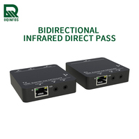 Kit d'extension HDMI DQINFOS 10 Gbit/s, prend en charge jusqu'à 60 m sur CAT5e avec émetteur-récepteur EDID intégré, idéal pour les conférences