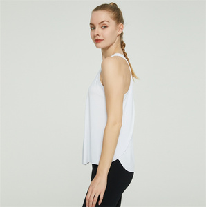 Chaleco Deportivo Ligero y Cómodo para Mujer, para Gimnasio, Fitness, Yoga, Entrenamiento, Culturismo, con Logotipo Personalizado, <span class=keywords><strong>Camiseta</strong></span> sin Mangas para Mujer - Product Image 2