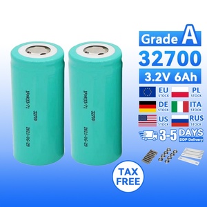 แบตเตอรี่ลิเธียมไอออน 3.2V 6000mAh 32700 สำหรับสเก็ตบอร์ด ระบบกักเก็บพลังงานแสงอาทิตย์ 40135 33140 21700 แบตเตอรี่พลังงานแสงอาทิตย์ - Product Image 1