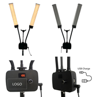Anneau lumineux LED professionnel à double bras, éclairage photo, éclairage vidéo, lampe de remplissage LED, lampe de maquillage, lampe de studio, lampe de diffusion en direct