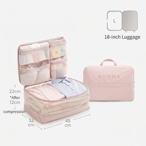 Storage Bag Multi-compartment Clothing Underwear <b>Socks</b> Five-in-one Structure Business Trip Travel Portable Organizer Storage Bag - Product Image 6