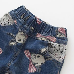 Jeans Azules Vintage con Cintura Elástica para Niñas Pequeñas, Pantalones de Mezclilla, Productos Nuevos, Buscando Distribuidor - Product Image 4