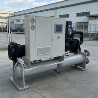 Refroidisseur à vis refroidi par eau TC-1400W 400 tonnes 1400 kW, système de refroidissement industriel avec compresseurs à vis semi-fermés jumeaux