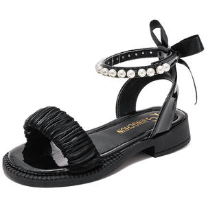 Sandali da ragazza 2024 estate nuove <span class=keywords><strong>scarpe</strong></span> da <span class=keywords><strong>bambina</strong></span> con perla alla moda <span class=keywords><strong>scarpe</strong></span> da <span class=keywords><strong>bambina</strong></span> <span class=keywords><strong>aperte</strong></span> traspiranti da principessa <span class=keywords><strong>scarpe</strong></span> da <span class=keywords><strong>bambina</strong></span> - Product Image 1