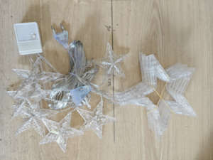 <span class=keywords><strong>Guirlande</strong></span> <span class=keywords><strong>lumineuse</strong></span> décorative suspendue pour extérieur, lumières LED de Noël en forme de glaçons tombants, rideaux d'étoiles pour <span class=keywords><strong>balcon</strong></span> - Product Image 5