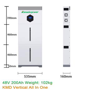 51.2V 10kwh 20kwh 30 40 50kwh Stackable tất cả-trong-một LiFePO4 năng lượng mặt trời nhà lưu trữ pin 6000 chu kỳ cuộc sống 10 năm bảo hành CE - Product Image 3