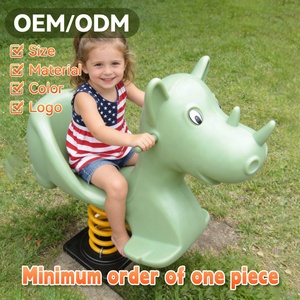 Cheval sauteur professionnel <span class=keywords><strong>Rhinoceros</strong></span>, équipement <span class=keywords><strong>de</strong></span> jeu extérieur pour enfants, jouets OEM ODM personnalisables - Product Image 1