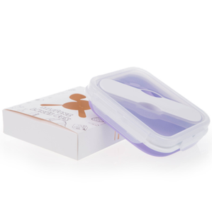 New Trending Portable Grade <b>Collapsible</b> Food <b>Storage</b> Container Kitchen Silicone Lunch Box - Product Image 6