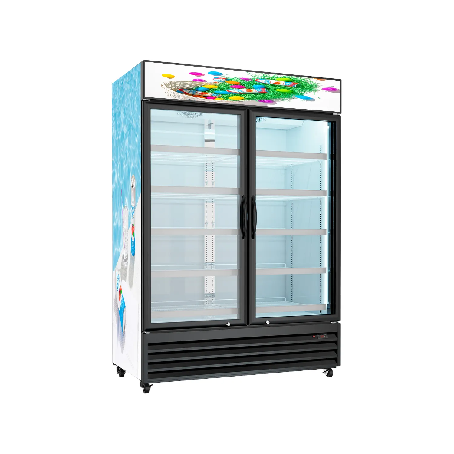 Thương mại năng lượng uống chất lượng cao hiển thị tủ lạnh tủ lạnh để bán