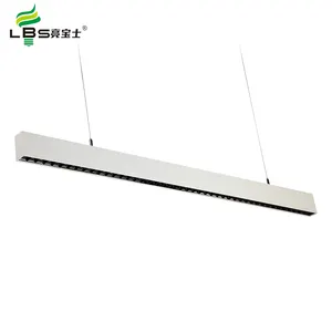 New Arrive Office Kitchen Industrial Hanging Linear Lamp Suspended Aluminum 36W Led Batten Lamp