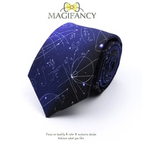 100% coton 8cm cravate mathématiques Sciences astronomie physique chimie hommes collège académie institut école Cosplay cadeau cravate accessoire