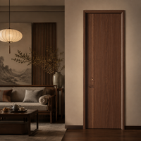 Porte intérieure insonorisée moderne en MDF nid d'abeille 30x80 avec cadre pour chambre et hôtel, fabriquée en Arabie Saoudite