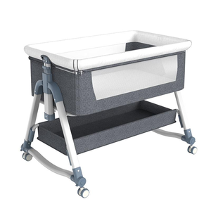 Cuna de Alta Calidad con Altura Ajustable para Recién Nacidos y Niños Pequeños, con Mosquitero, Artículos para el Hogar - Product Image 4
