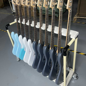 Factory customization electric bass guitar set musical instrument painted finish beginner Poplar wood body bass - Product Image 5
