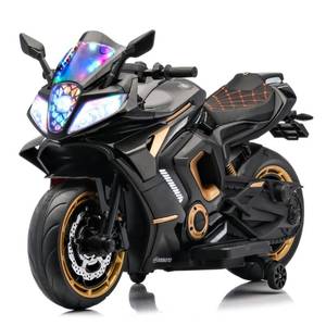 มอเตอร์ไซค์ไฟฟ้าสำหรับเด็ก สีขาวเขียว ขับเคลื่อนด้วยแบตเตอรี่ - Product Image 2