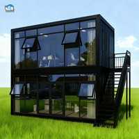 Maison modulaire pliable de luxe préfabriquée de haute qualité de 20 pieds et 40 pieds en provenance de Chine, petit bureau en conteneur, maison préfabriquée
