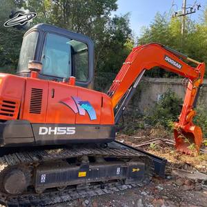 Excavatrice d'occasion DOOSAN dh55 de 5,5 tonnes, mini-excavatrice, matériel de terrassement, machines de construction, usine - Product Image 2
