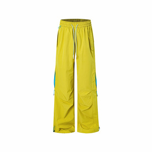<span class=keywords><strong>Pantalon</strong></span> d'extérieur fonctionnel pour homme, très imperméable, coupe large, taille haute, avec cordon de serrage, 100 % polyester - Product Image 3