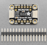 Module DAC Quad MCP4728 avec EEPROM compatible STEMMA QT/Qwiic