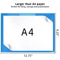 Transparent personnalisé A4 Document PP Portefeuilles extensibles avec Logo personnalisé pour l'école Utilisation de la marque JYL