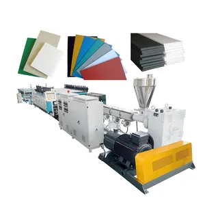 Plastic PP PE ABS PC PMMA thick board/sheet/panel extrusion machine