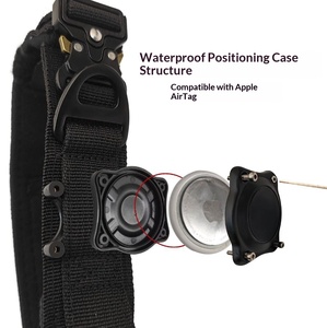 Kalung Anjing Anti Air dengan Pita Nylon Klasik Solid untuk Apple Airtag Ukuran Sedang/Besar, Cocok untuk Latihan, Semua Musim, dan Liburan - Product Image 3