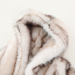 卸売向けハイエンド ショート丈 冬用コート レディース フェイクファー ジャケット - Product Image 3