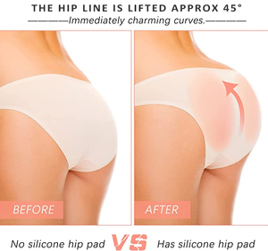 Femme Sexy Silicone Fesses <span class=keywords><strong>Fessier</strong></span> Remonte-Fesses Sans Couture Coussinets Silicone Fessiers et Améliorateur de Hanches - Product Image 2
