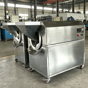 Machine à torréfier électromagnétique électrique en acier inoxydable pour <span class=keywords><strong>graines</strong></span> de citrouille, piments, grains de café, noix - Product Image 2