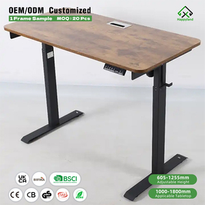 Escritorio de Oficina Ajustable en Altura con Motor Único Personalizado ODM OEM, Mesa para Trabajar de Pie o Sentado LDE2, Escritorio de Pie con Motor Único LDE2 - Product Image 2