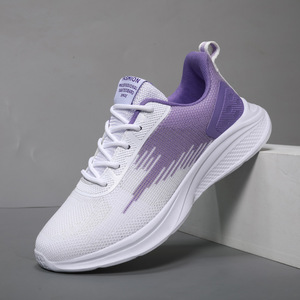 Chaussures de sport tendance, légères et décontractées pour femmes, avec empeigne double maille, idéales pour la marche et la course - Product Image 5