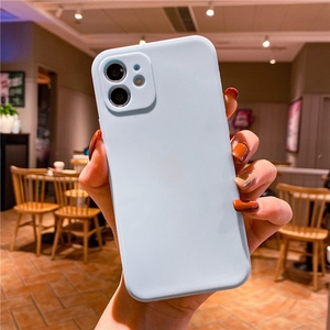 Moda colori misti forma quadrata rigida protettiva opaca custodia in TPU Handphone per iPhone 13 Pro Max 12 11 XR XS X 87 6 Plus - Product Image 5