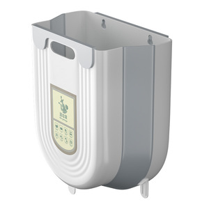 Wall Mounted Kitchen Waste <b>Bin</b> D Shape Foldable Cabinet Door Mounting Wet Garbage Storage Indoor Use - Product Image 4