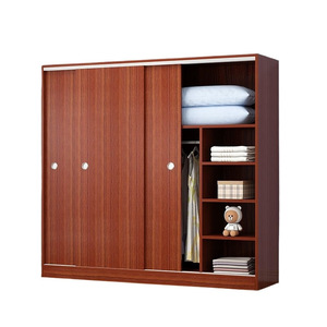 Muebles de Dormitorio, <span class=keywords><strong>Armario</strong></span> Moderno Minimalista, Muebles para el Hogar, Habitación Infantil, <span class=keywords><strong>Puertas</strong></span> Corredizas de Madera, Fácil Montaje, Apto para Alquiler - Product Image 1