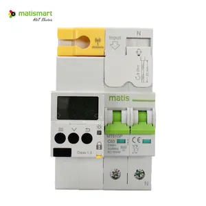 Hot sale energy saving equipment plastic enclosure 4g smart circuit breaker switch home electricity saver