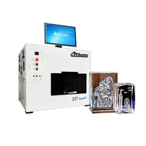 Glass Cube acrylic 2D 3D Laser Inner Crystal Engraving Engraver Machine