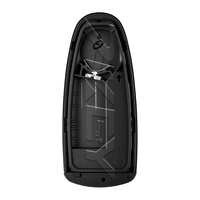 Coque de clé de voiture à distance de remplacement pour Ford Explorer Edge Escape Flex Taurus FO38 Blade Fob 5 boutons