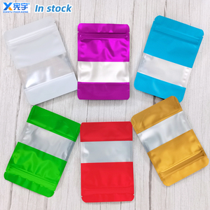 Bolsa de Embalaje de Plástico con Cierre Hermético y Ventana <span class=keywords><strong>para</strong></span> Alimentos, Personalizable con Logotipo, de Aluminio Colorido, Resistente a Olores - Product Image 6