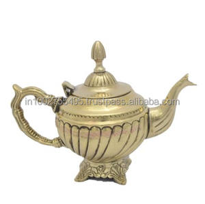 Handcrafted Brass Turkish Arabic Coffee & <b>Tea</b> Pot <b>Set</b> - Product Image 1