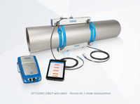 Krohne-OPTISONIC 6300 P Débitmètre à ultrasons clamp-on pour la mesure temporaire du débit de liquides