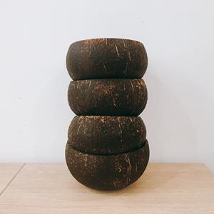 ชามกะลามะพร้าวธรรมชาติเป็นมิตรต่อสิ่งแวดล้อมทำจากกะลามะพร้าวและช้อนเวียดนาม - Product Image 4